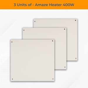 3 Units of Midi 400W Heater