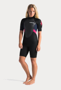 C Skins Wetsuits: C-Skins Womens Element 3:2 - Back Zip Shorti