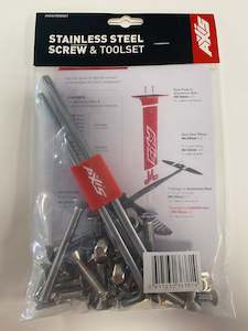 Axis Stainless Steel Screw and Slider Set