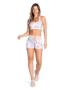 Shorts Peace Floral Nude - Vestem