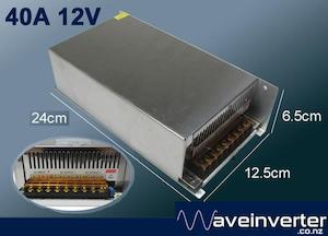 Electrical distribution equipment wholesaling: AC to 12v 40A DC Power Supply