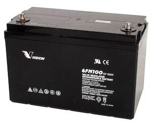 VISION 12v 100AH Deep Cycle AGM Battery FM100