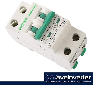 Electrical distribution equipment wholesaling: Suntree 50A 2Pole AC Circuit Breaker OffGrid