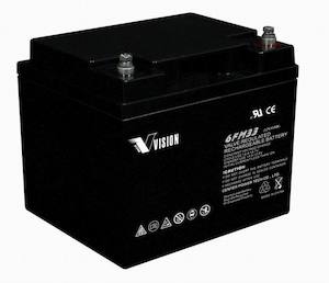 VISION 12v 33AH Deep Cycle AGM Battery FM33