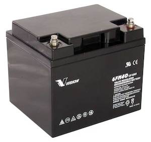 VISION 12v 40AH Deep Cycle AGM Battery FM40