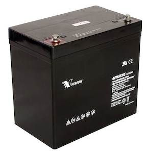 VISION 12v 55AH Deep Cycle AGM Battery FM55