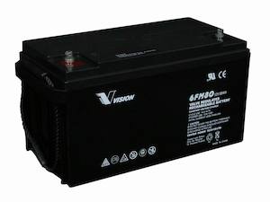 VISION 12v 80AH Deep Cycle AGM Battery FM80