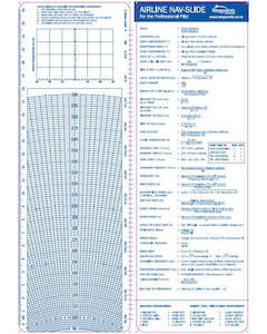 Airline Style Nav Slide - Slim (85mm) (NOT permitted in ASPEQ exams) - GST Excl