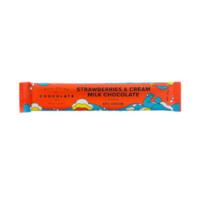 Chocolate: Strawberries & Cream 40% Bar [25g]