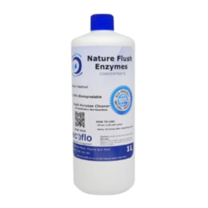 Toilet building manufacturing - portable: Nature Flush Enzymes - Concentrate 1 Litre (Enzymatic)