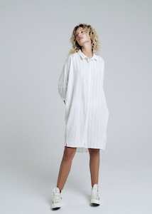 Clothing: Sun Shirt Dress Seersucker