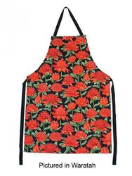 Wool textile: Kiwiana waratah apron