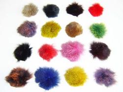 Possum fur buttons 4 pack