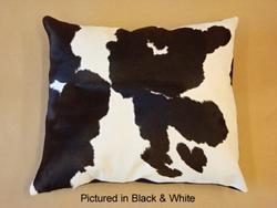 Moomoo cowskin cushion cover