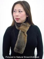 Possum fur pull through scarf