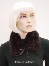 Possum fur audrey hepburn collar