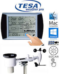 Tesa WS1081 Ver3. Complete Weather Station with Solar Panel & PC interface