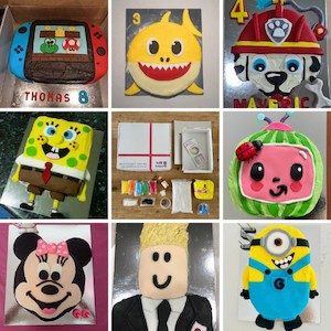 Custom DIY Cake Kit Album 2 Bake Your Favourite Character