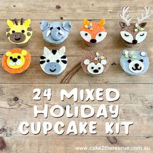 MIXED Jungle and Woodland Cupcake Kit Cake 2 The Rescue