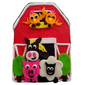 Cute DIY Barnyard Birthday Cake Kit Baby Shower Cake Ideas