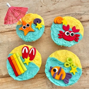 Beach Cupcake Kit Kids DIY Cupcake Kit Cake 2 The Rescue