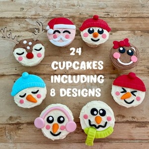 Cake: Kids Christmas Cupcake Kit Kids Holiday Baking