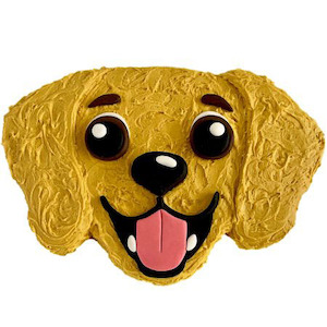 Cute DIY Golden Retriever Birthday Cake Kit Cake 2 The Rescue