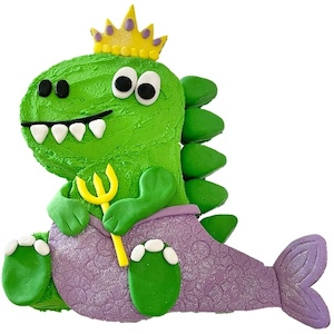 Dinomaid Birthday Cake DIY Kit Dinosaur Mermaid Cake First Birthday