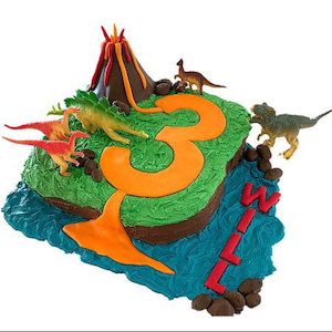 Dinosaur Volcano Birthday Cake DIY Kit Cake 2 The Rescue