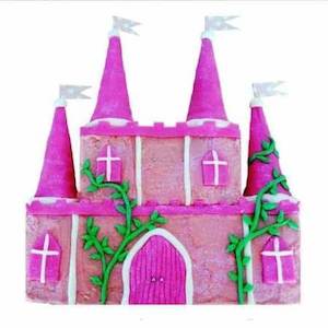 Princess Castle Cake Kit. Girls Birthday Cake Recipe Kit. DIY Kit