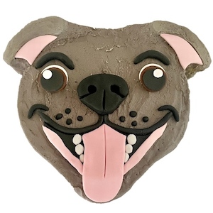 Cute Staffy Birthday Cake Kit Cake 2 The Rescue DIY Blue Staffy