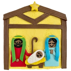 Easy DIY Christmas Nativity Cake Kit Baby Jesus Birthday Cake