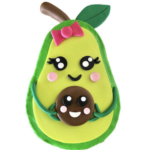 Cute Avocado Baby Shower Gender Reveal Cake Kit Cake 2 The Rescue