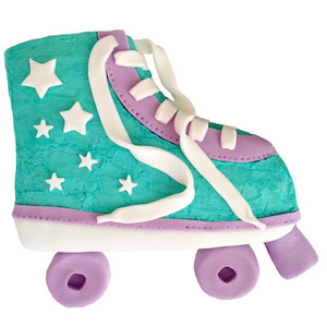 DIY Roller Skate, Disco Birthday Cake Kit Cake 2 The Rescue