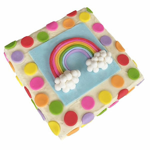 DIY Rainbow 1st Birthday or Baby Shower Cake Kit Cake 2 The Rescue