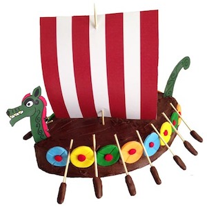 Viking or Pirate Ship DIY Birthday Cake Kit Cake 2 The Rescue