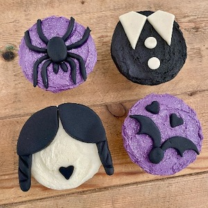 Halloween Girl Cupcake Kit Wednesday Inspired Cupcake ideas