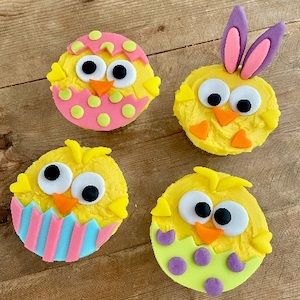 Easter Chick Cupcake Kit Easter Cupcakes Kids in the kitchen