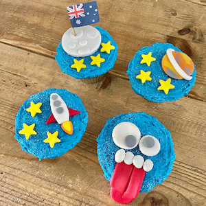 Cake: Space Cupcake Kit Kids DIY Cupcake Kit Cake 2 The Rescue