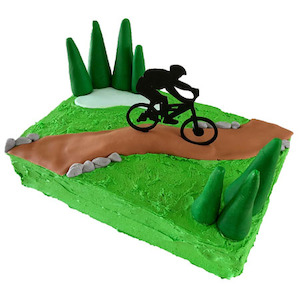 Best DIY Mountain Bike Track Cake Kit Teen Birthday, Father's Day