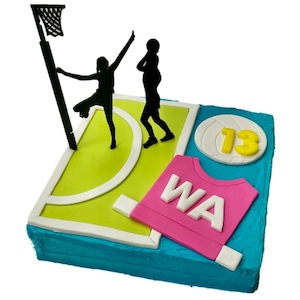 Netball DIY Cake Kit Easy Netball Cake Ideas Netball Court