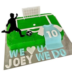 Simple Soccer Cake Kit Soccer Cake Ideas Soccer Cake Topper