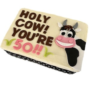 Holy Cow You’re Old Birthday DY Cake Kit Funny Meme Cakes