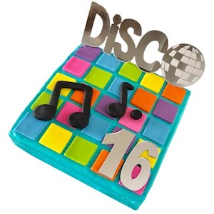 DIY Disco Cake Kit Tween or Teen Birthday Cake Ideas