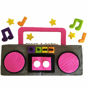 Easy Boombox Birthday Cake Kit Cake 2 The Rescue