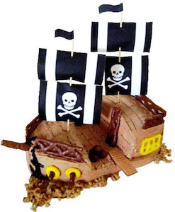 Pirate Ship Boys DIY Birthday Cake Kit Cake 2 The Rescue