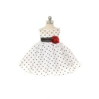 Organza Polkadot Dress