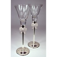 Bow Wedding Goblets