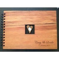 Personalised Rimu Wedding Album