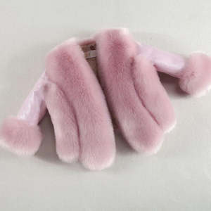 Event, recreational or promotional, management: Girls' Winter Glamour Faux Fur Jacket